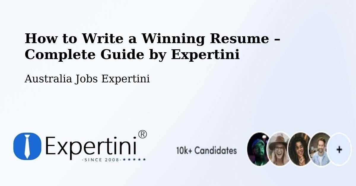 Resume Writing Guide for Job Seekers – Waratah - Waratah, Australia Jobs Expertini